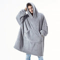 Sweat-plaid oversize