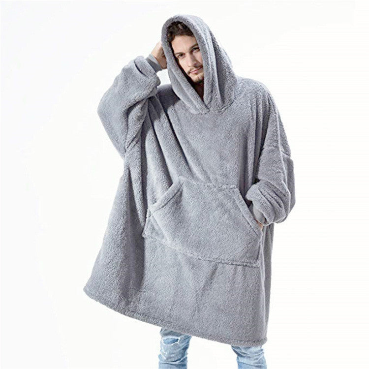 Sweat-plaid oversize