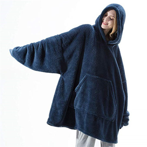 Sweat-plaid oversize